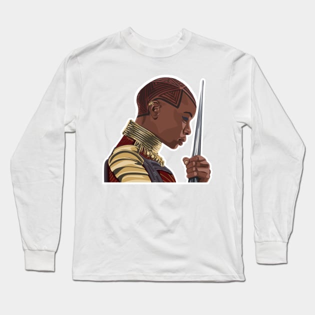 Okoye Long Sleeve T-Shirt by mpmi0801